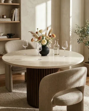 Italian Rhythm Round Dining Table