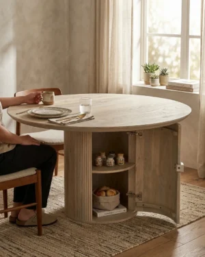 Cache White Dining Table