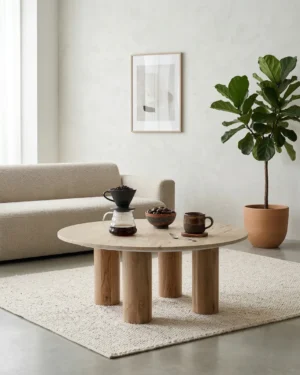 Doric Brown Coffee Table